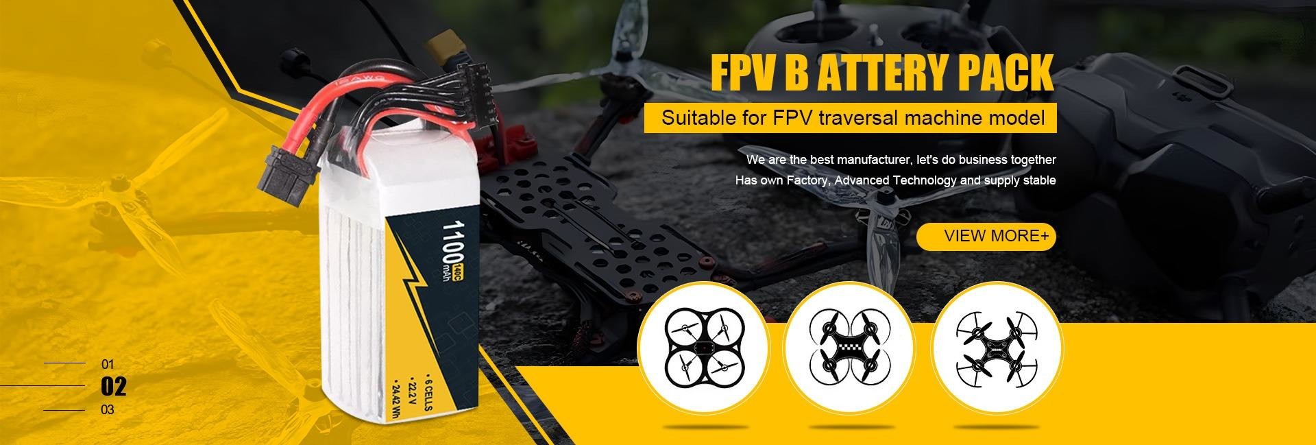 qualidade FPV Bateria Lipo fábrica